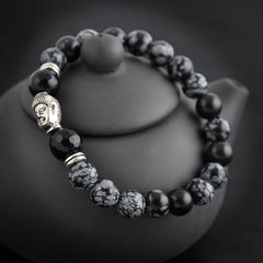 Natural Stone Buddha Bracelet