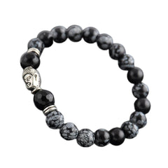 Natural Stone Buddha Bracelet