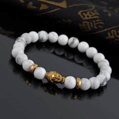 Natural Stone Buddha Bracelet