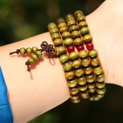 8mm Natural Sandalwood Buddhist Prayer Bead Bracelets