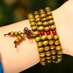 8mm Natural Sandalwood Buddhist Prayer Bead Bracelets