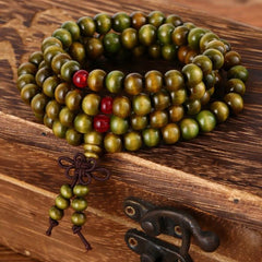 8mm Natural Sandalwood Buddhist Prayer Bead Bracelets