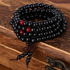 8mm Natural Sandalwood Buddhist Prayer Bead Bracelets