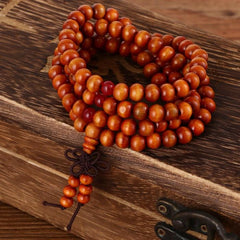 8mm Natural Sandalwood Buddhist Prayer Bead Bracelets