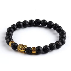 Natural Stone Buddha Bracelet